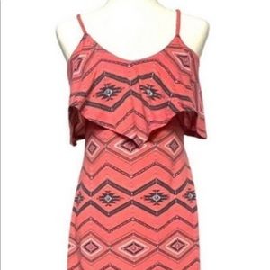 Xhilaration Aztec Print Maxi Dress